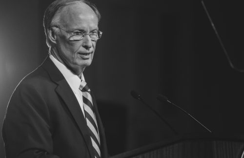 Alabama Gov. Robert Bentley delivers the annual State of the State address in the Old House Chamber at the Historic Alabama State Capitol, Tuesday, Feb. 2, 2016, in Montgomery, Ala. (Alabama Department of Conservation and Natural Resources, Billy Pope)